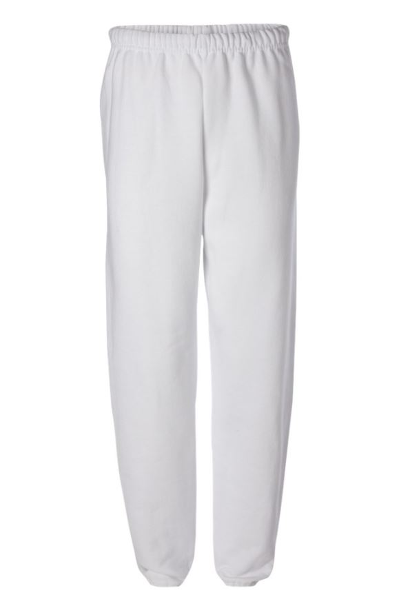 973MR - White NuBlend Sweatpants